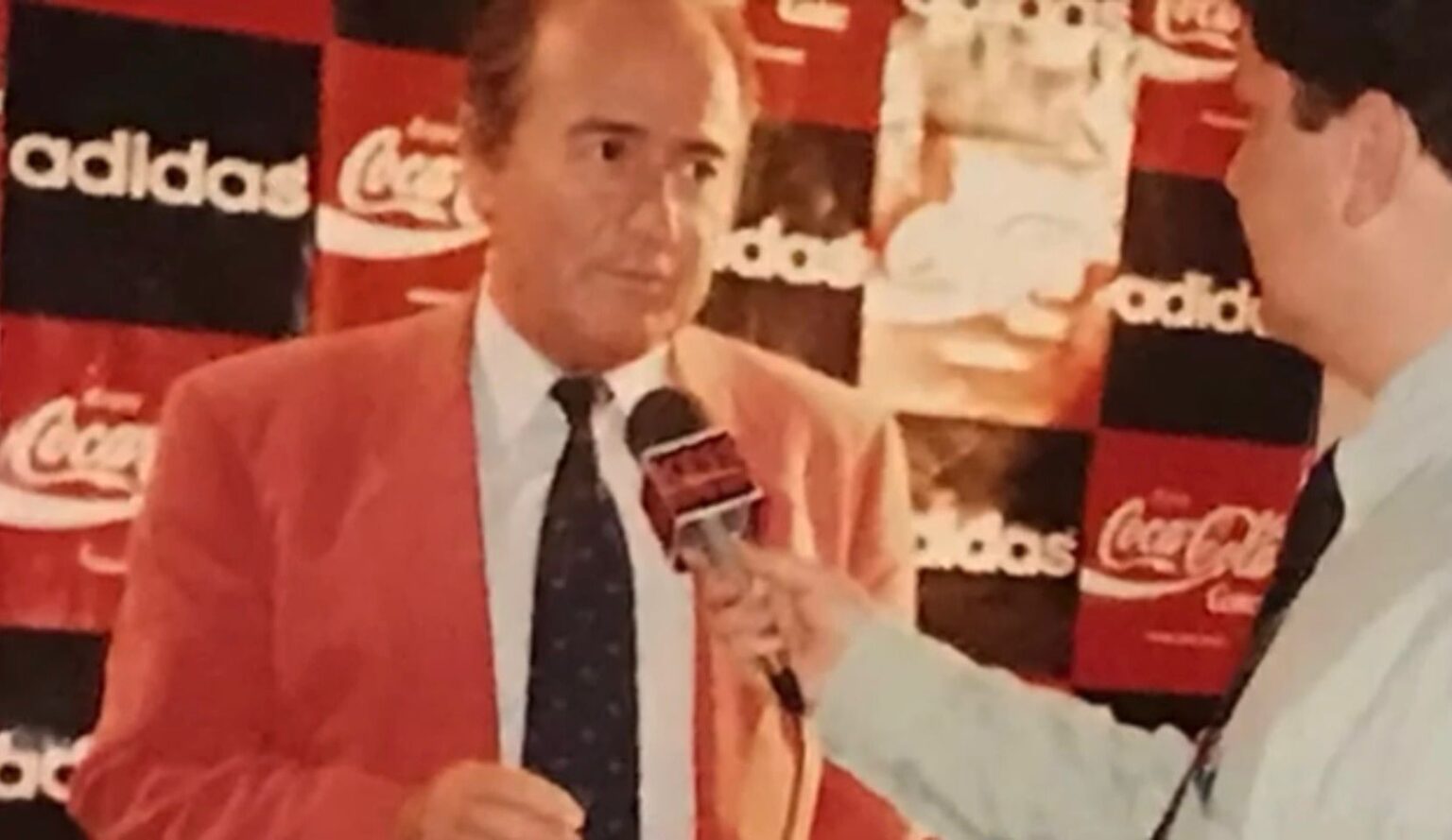Jesús Padilla con Sepp Blatter